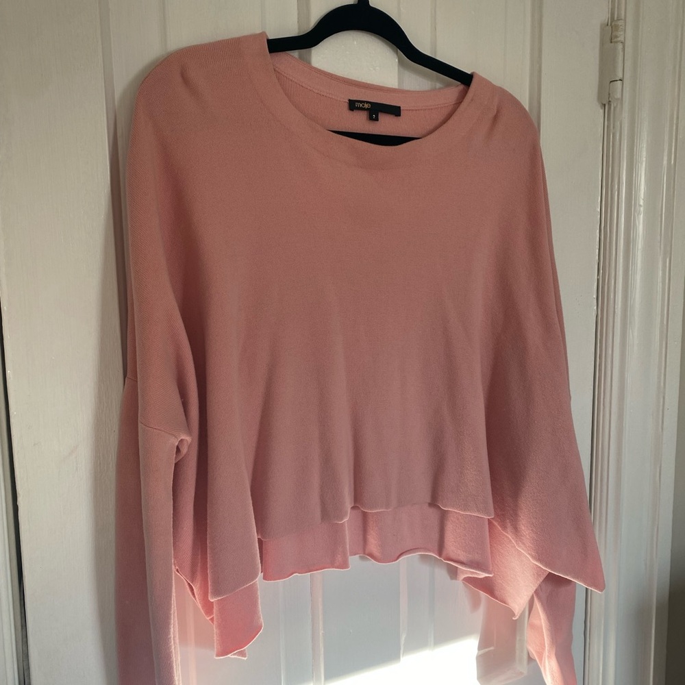 Maje Pink Sweater - Picture 1 of 5